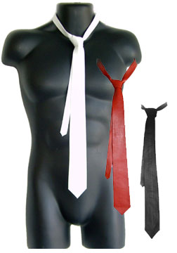 Leather Neckties